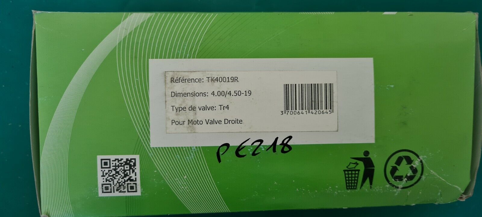 Chambre à air 4/ 450 19 (code PE218)