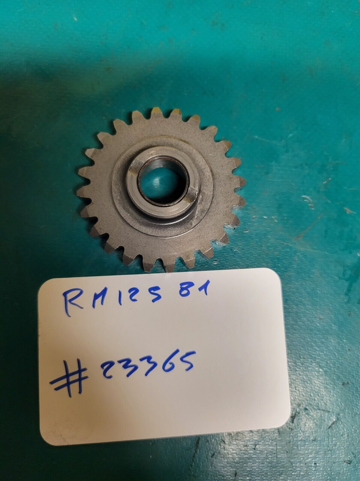 Pignon Rocher Vers Cloche Suzuki 125 rm 1981  (Rf #23365)