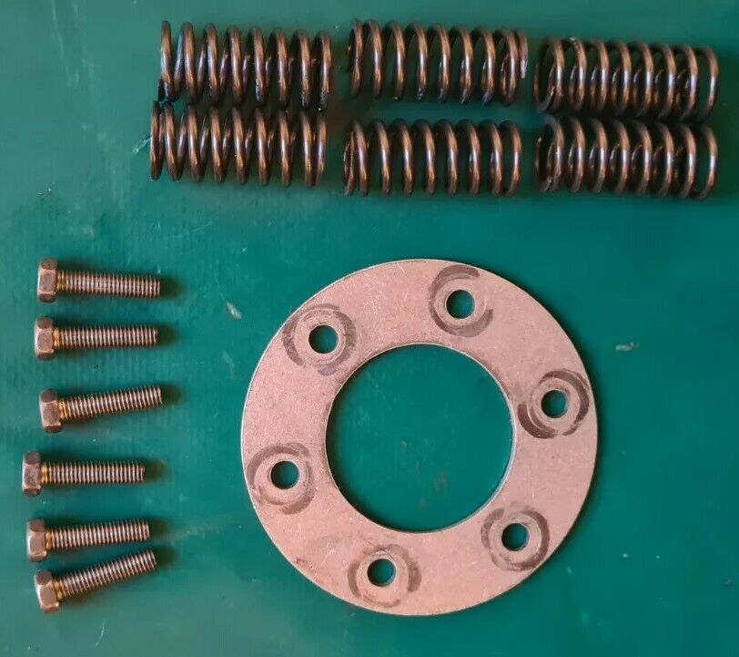 (A) Système de rappel d'embrayage poussoir ressort 125 kx Kawasaki 1987