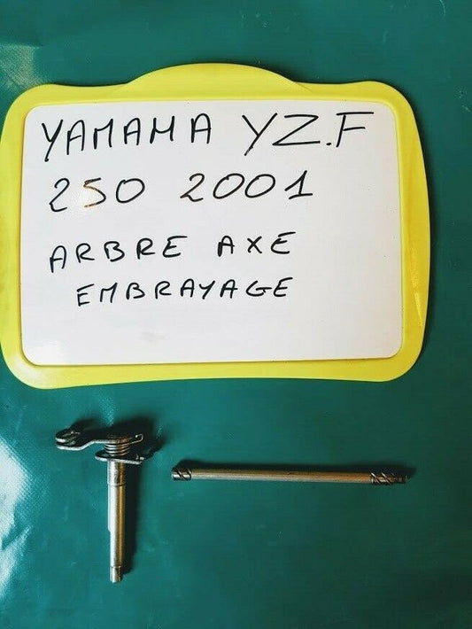 Arbre axe embrayage - tirant embrayage avec ressort YAMAHA 250 YZF de 2001