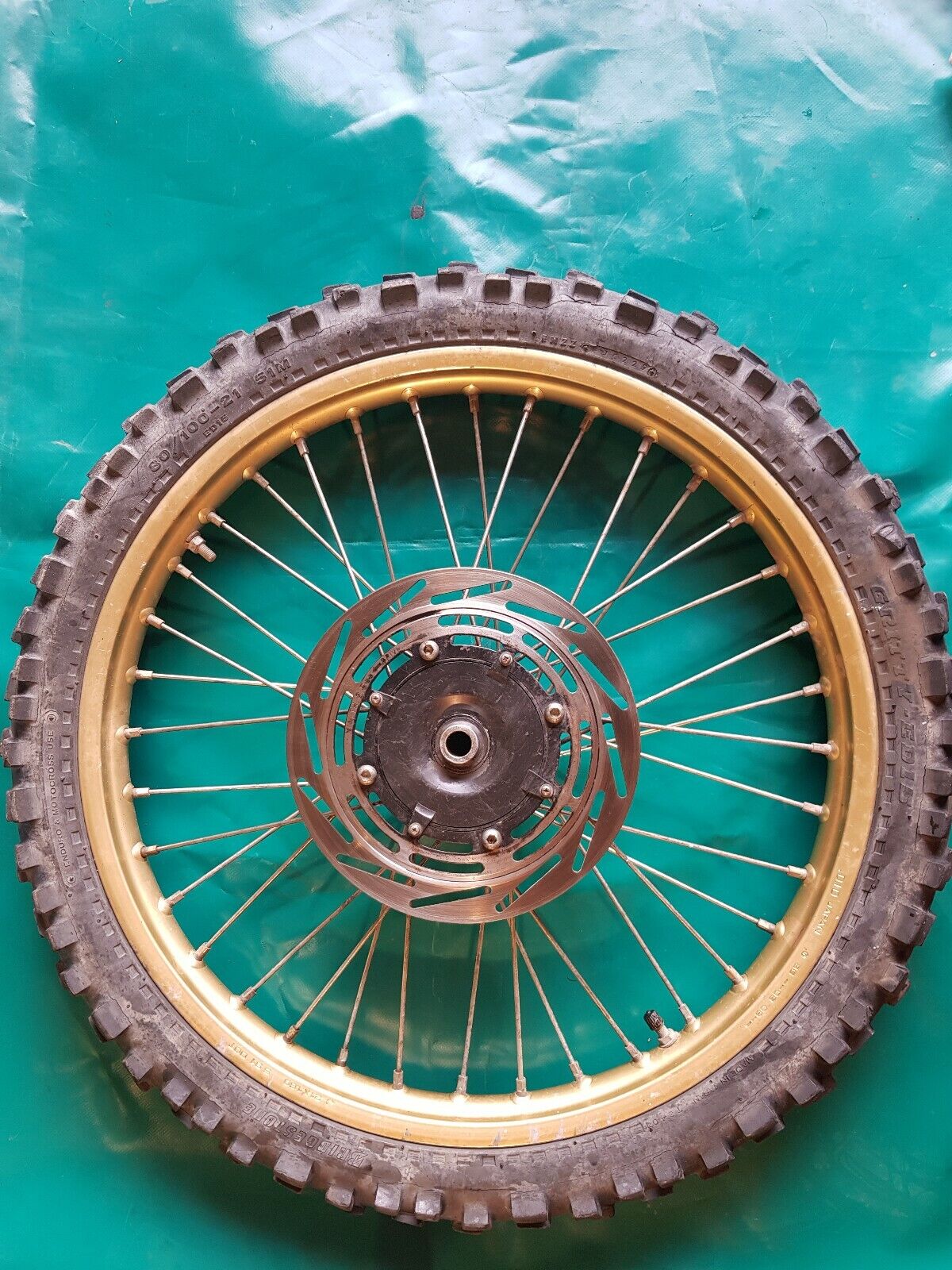 Roue avant complète YAMAHA 125 YZ de 1989