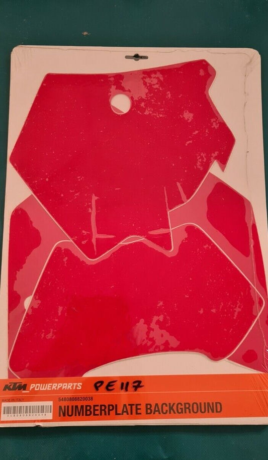 Kit fond de plaque KTM sx 2002 à 2005 (code PE117)