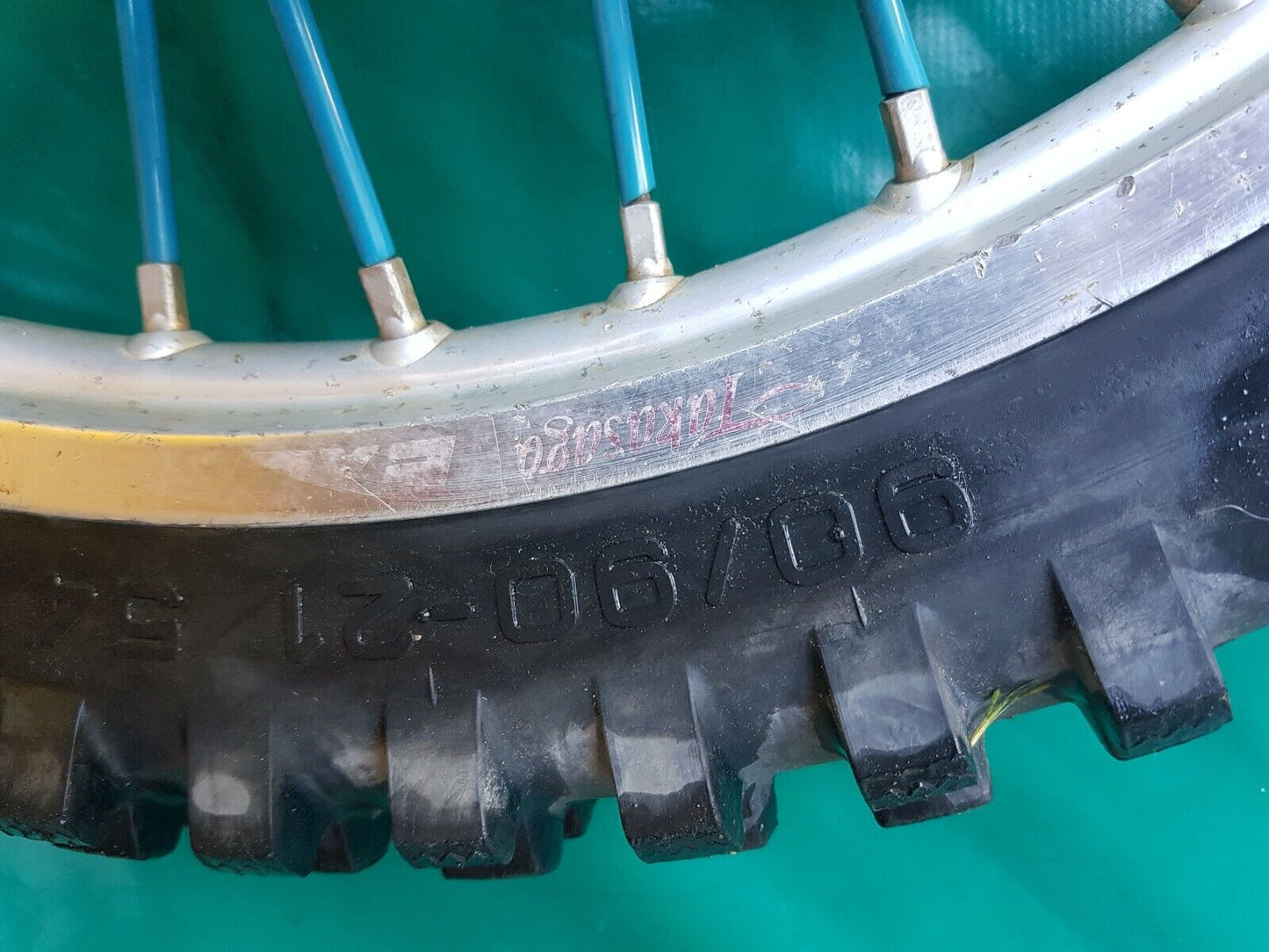 Roue avant complète avec pneu ok 400 WRF 1998
