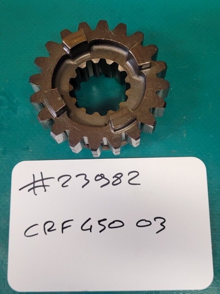 Pignon De Boite A Vitesse  Voir Image Honda 450 CRF 2003 (23982 )