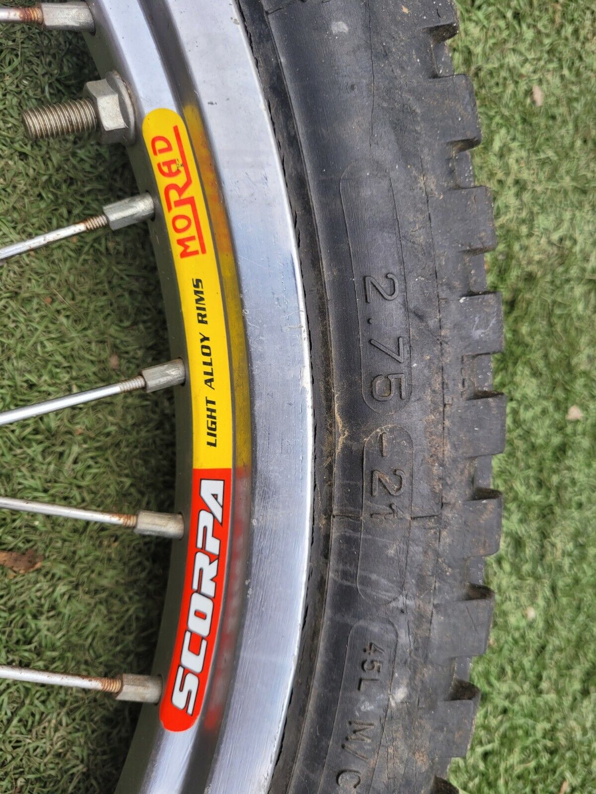 Roue avant complète scorpa 280 easy 1998