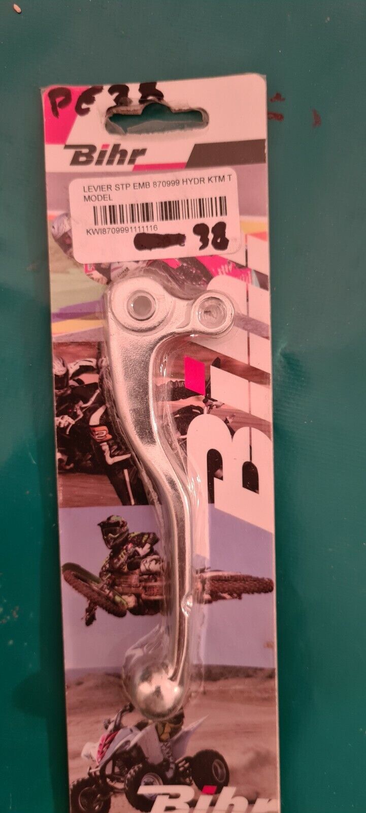 Levier embrayage hydraulique KTM .. voir détail sur photo 2 (code PE38)