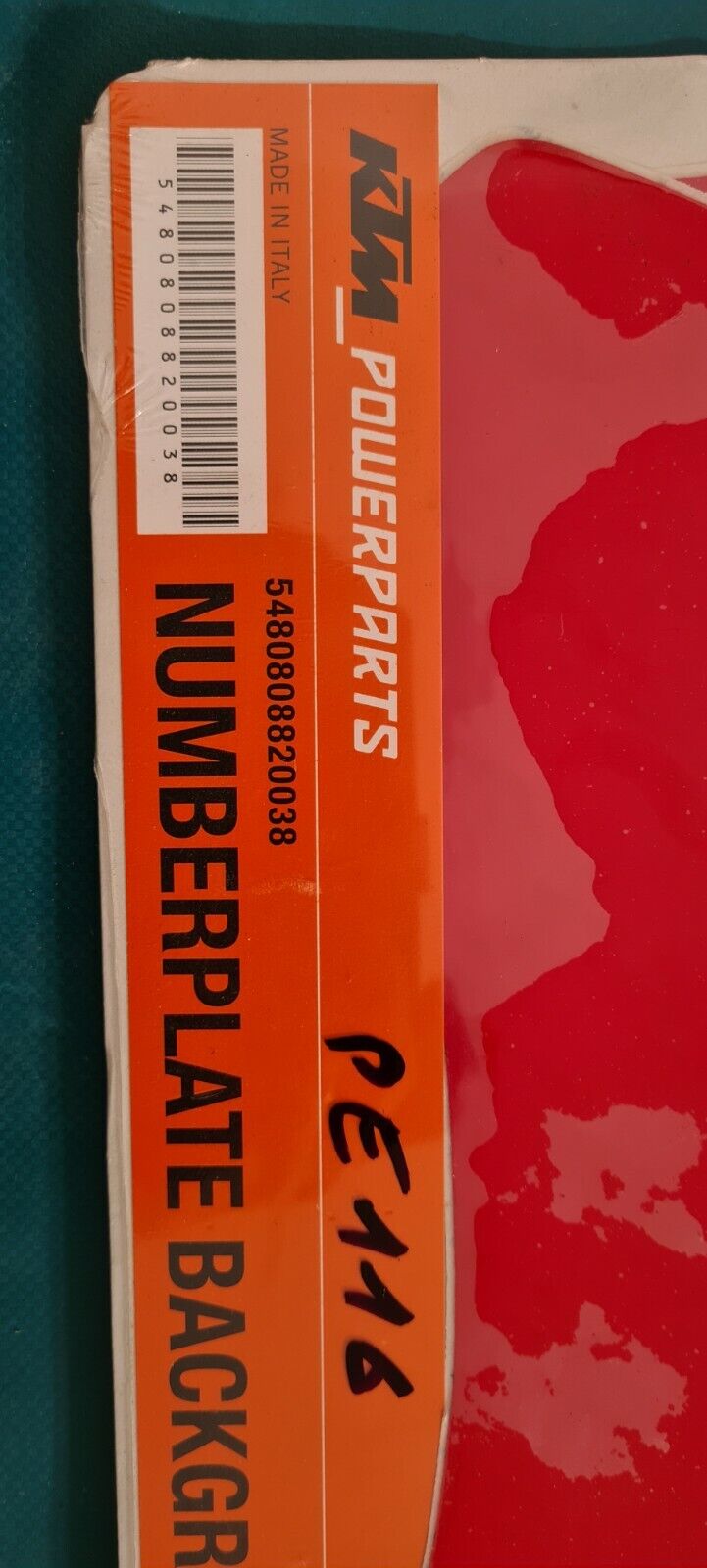 Kit fond de plaque KTM sx 2002 à 2005 (code PE116)