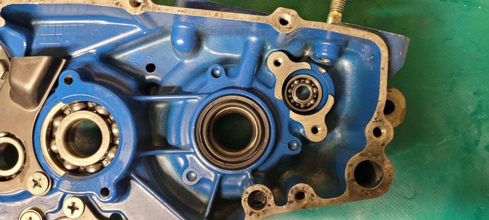 Carter Moteur Côté Embrayage Suzuki 125 rm 1987 Type Rf13a (Rf #23352)
