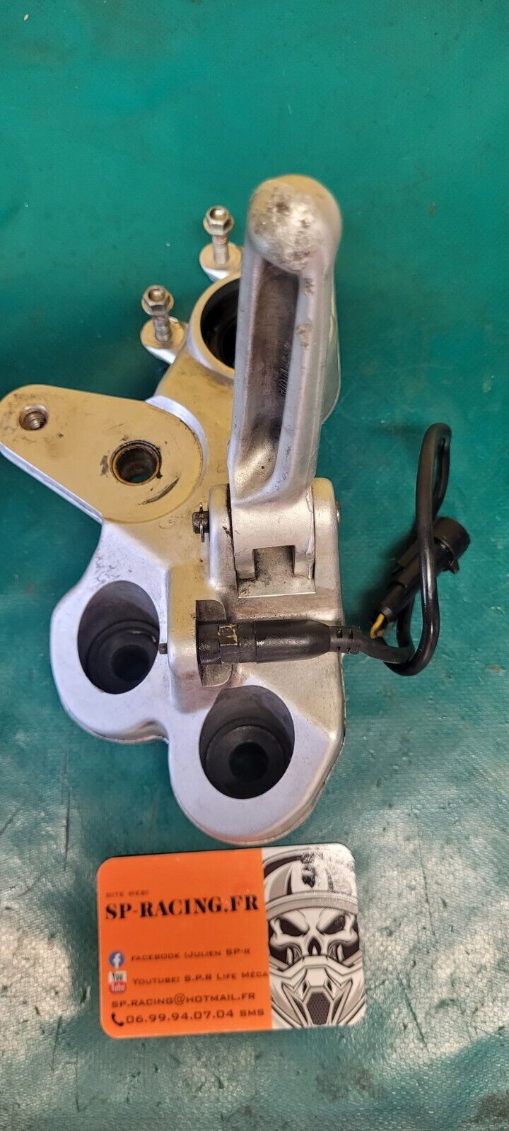 Platine Repose-pied (Cote Frein) Ducati Multistrada 1000ds 2003 (#24619)