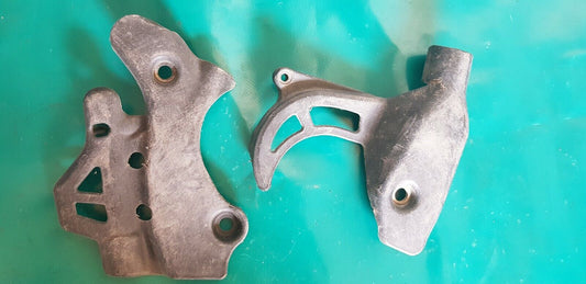 Paire de Caches  protège cadre KTM 400 exc F 2002