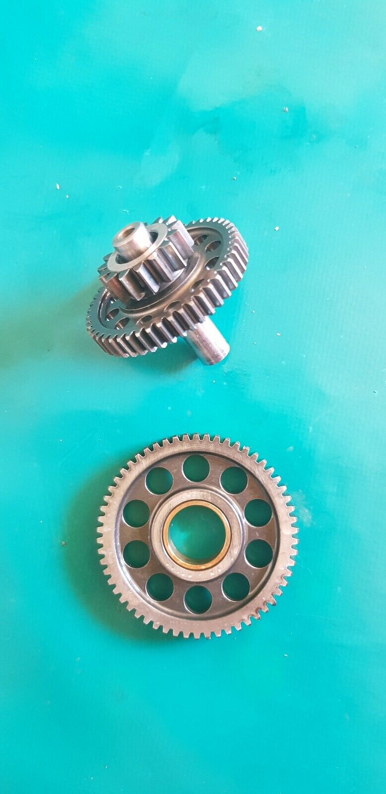 Pignonnerie cloche d'embrayage vers vilebrequin KTM 400 exc F 2002