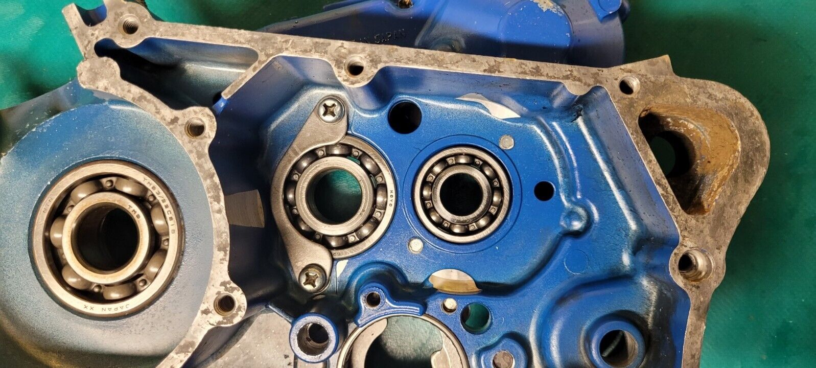Carter Moteur Côté Embrayage Suzuki 125 rm 1987 Type Rf13a (Rf #23352)