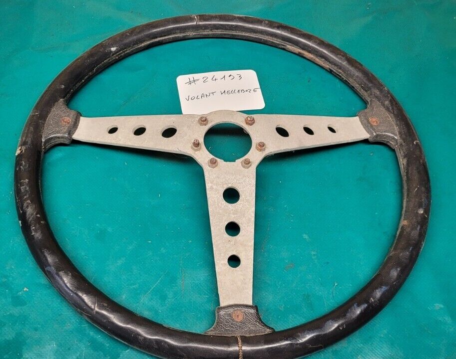 Volant HOLLEBORE Cuir Authentique Env D350mm à Restaurer (24193)