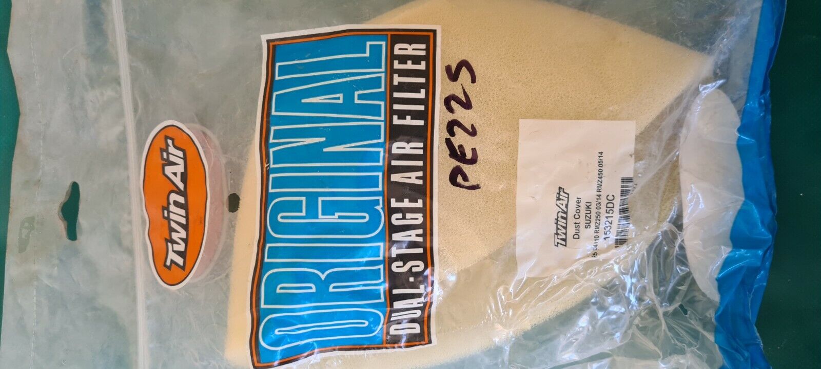 Couvre Filtre à air Suzuki RMZ 250 2003 2014(code PE225)