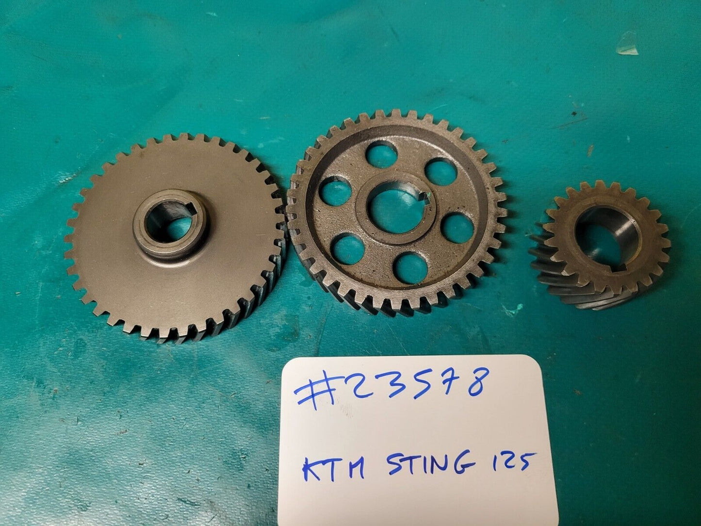 Jeu D'engrenage Côté Embrayage Et Vilebrequin KTM 125 Sting LC2 (#23578)