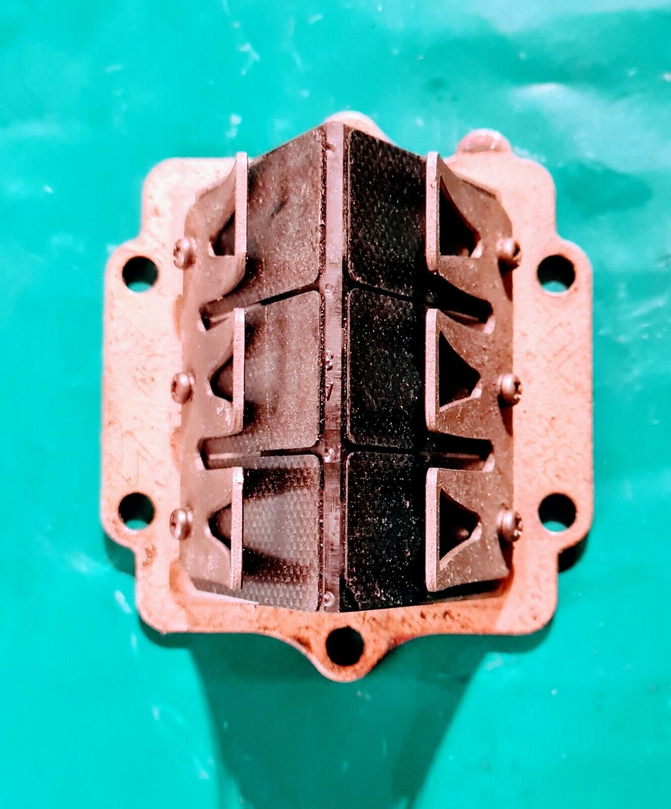 boîte à clapets 125 kx Kawasaki 1987