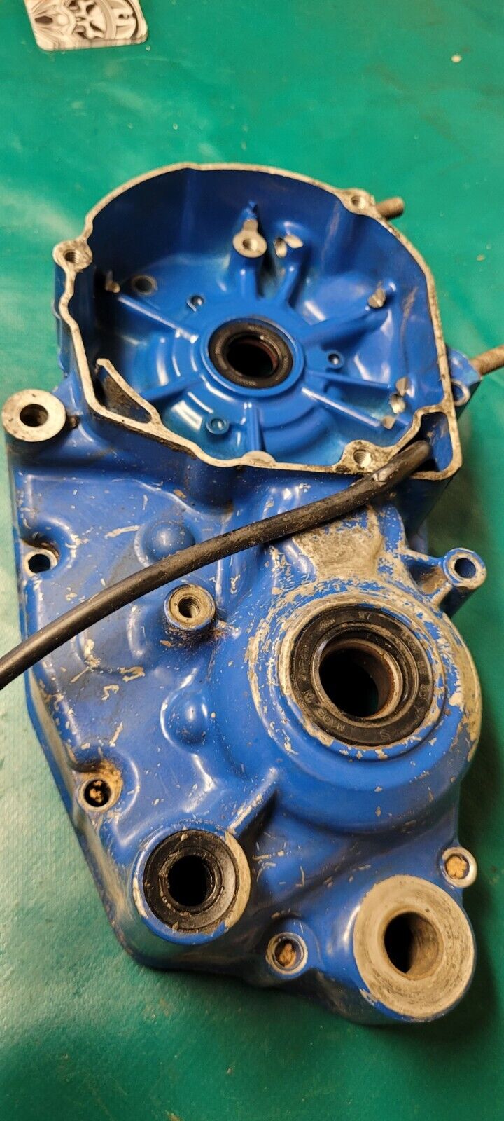 Carter Moteur Côté Allumage Suzuki 125 rm 1987 Type Rf13a (Rf #23333)