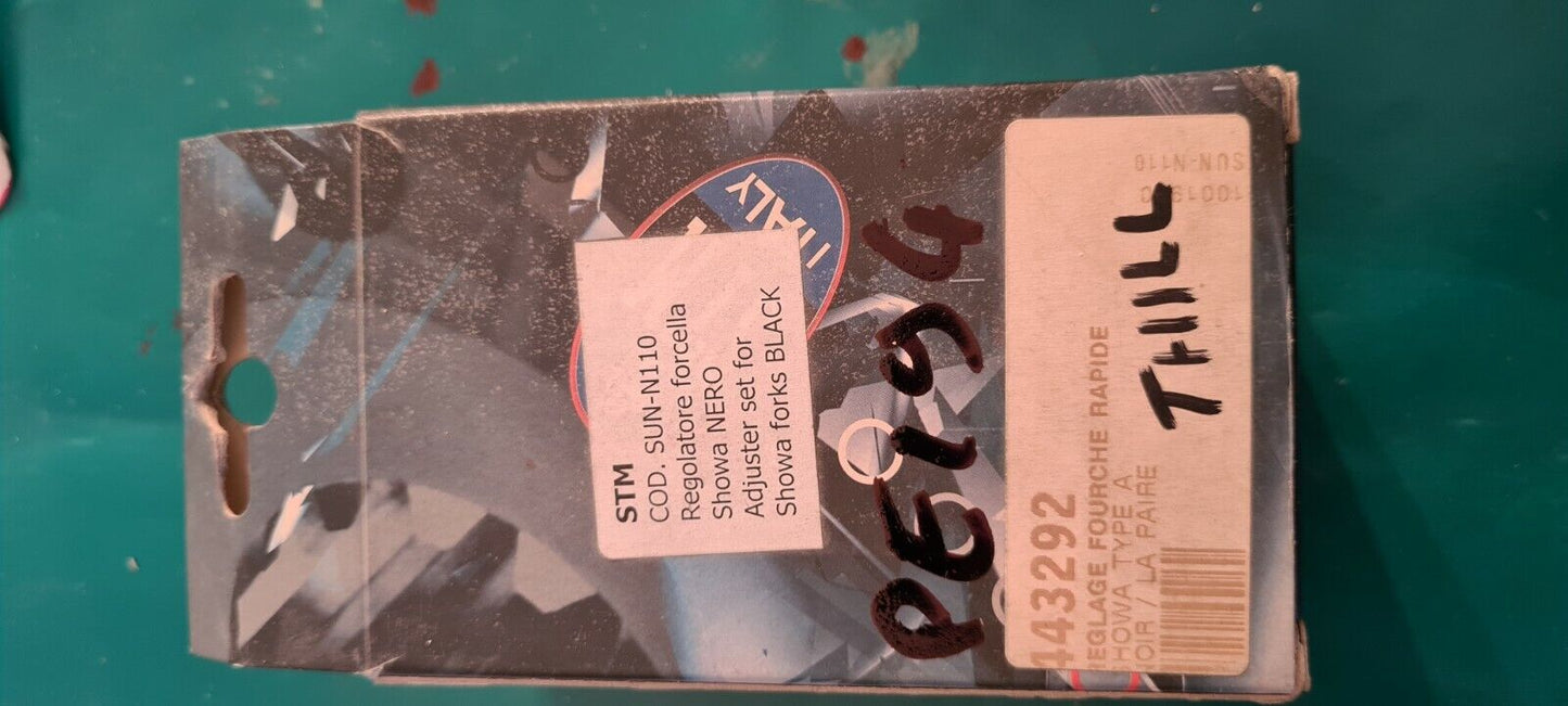 Molettes de réglage fourche Showa type 1 (code PE194)