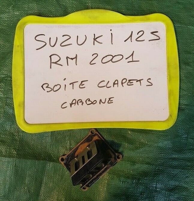 Boite à clapets carbone SUZUKI RM 125 de 2001