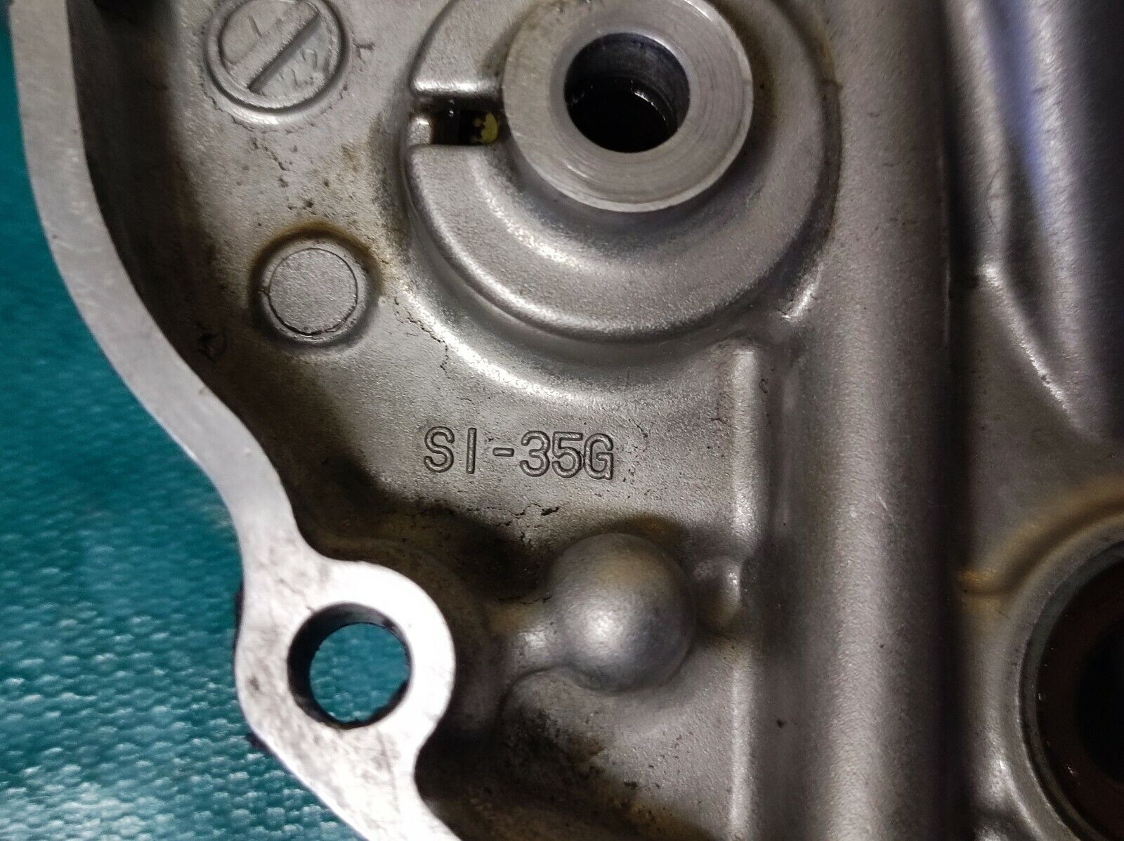 Carter creux côté kick et embrayage 450 Suzuki RMZ 2005