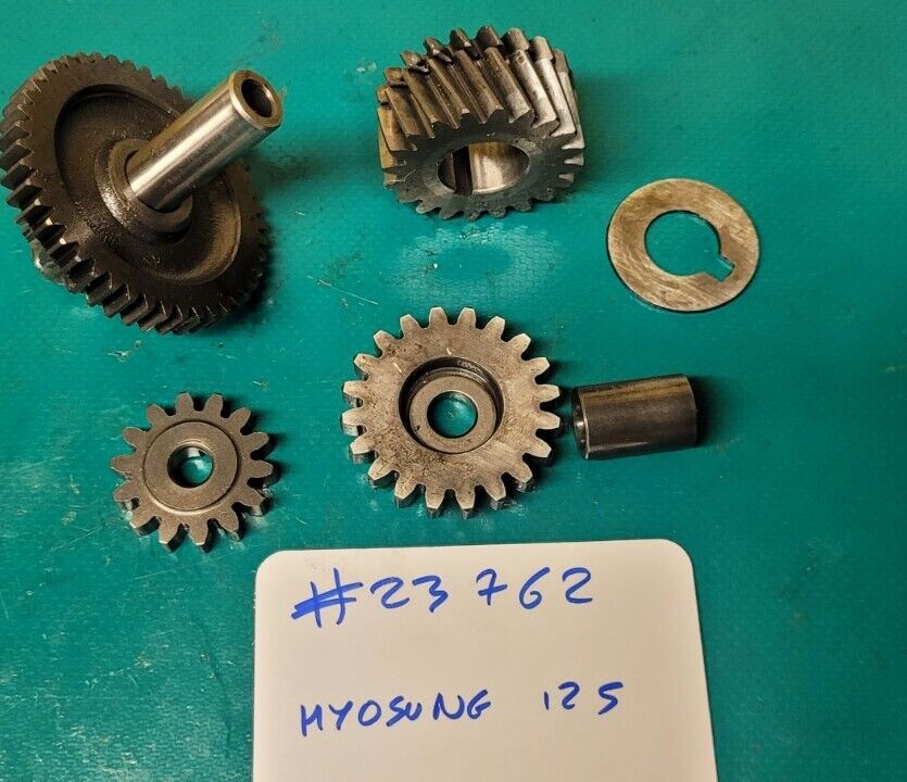 Kit Engrenage Pignonnerie Côté Embrayage HYOSUNG GV 125 Aquila 06 (23762)