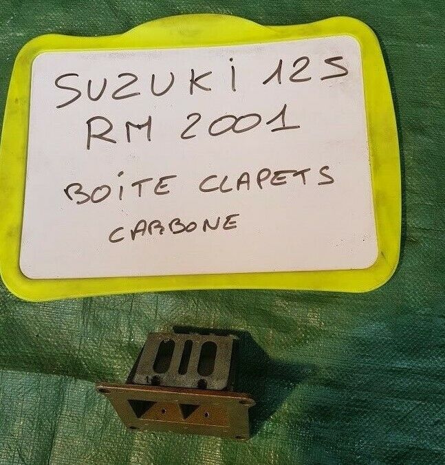 Boite à clapets carbone SUZUKI RM 125 de 2001