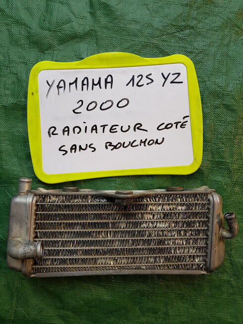 Radiateur côté sans bouchon YAMAHA 125 YZ de 2000