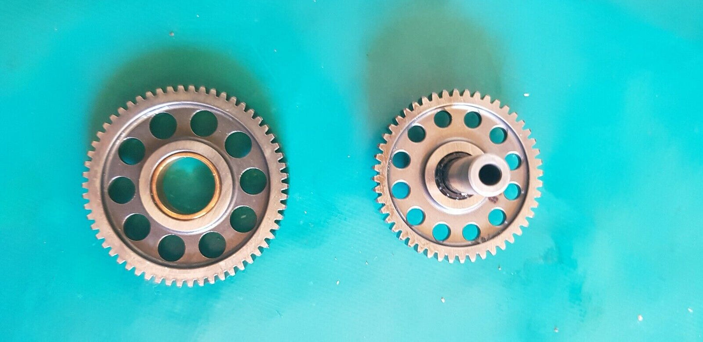 Pignonnerie cloche d'embrayage vers vilebrequin KTM 400 exc F 2002