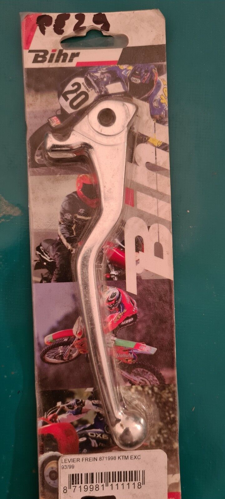 Levier frein KTM SX exc 98 99 .. voir détail sur photo 2 (code PE29)