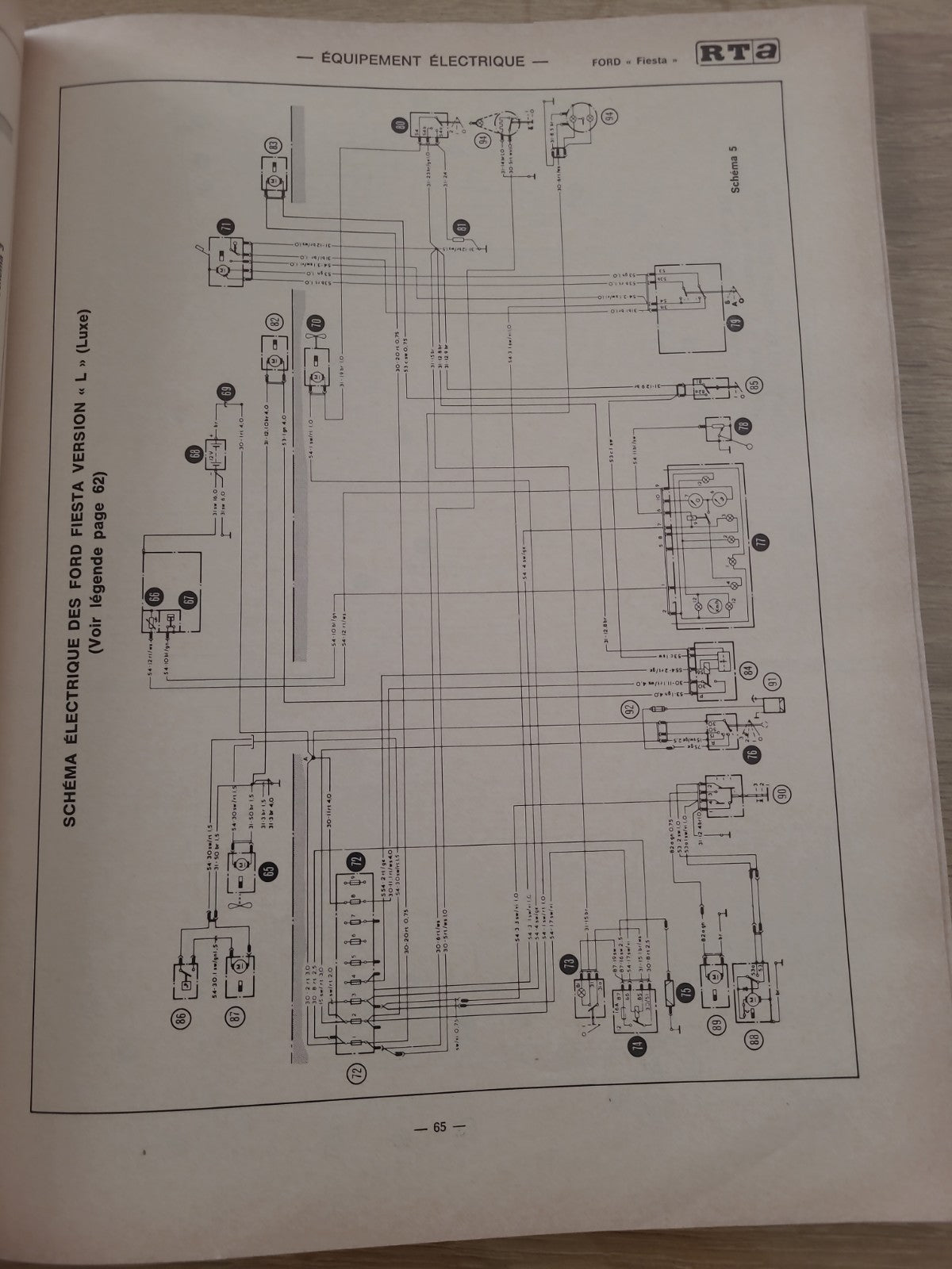 RTA Revue Technique Automobile Citroën GS Fiat 128 Renault 6 1977 (Liv229)