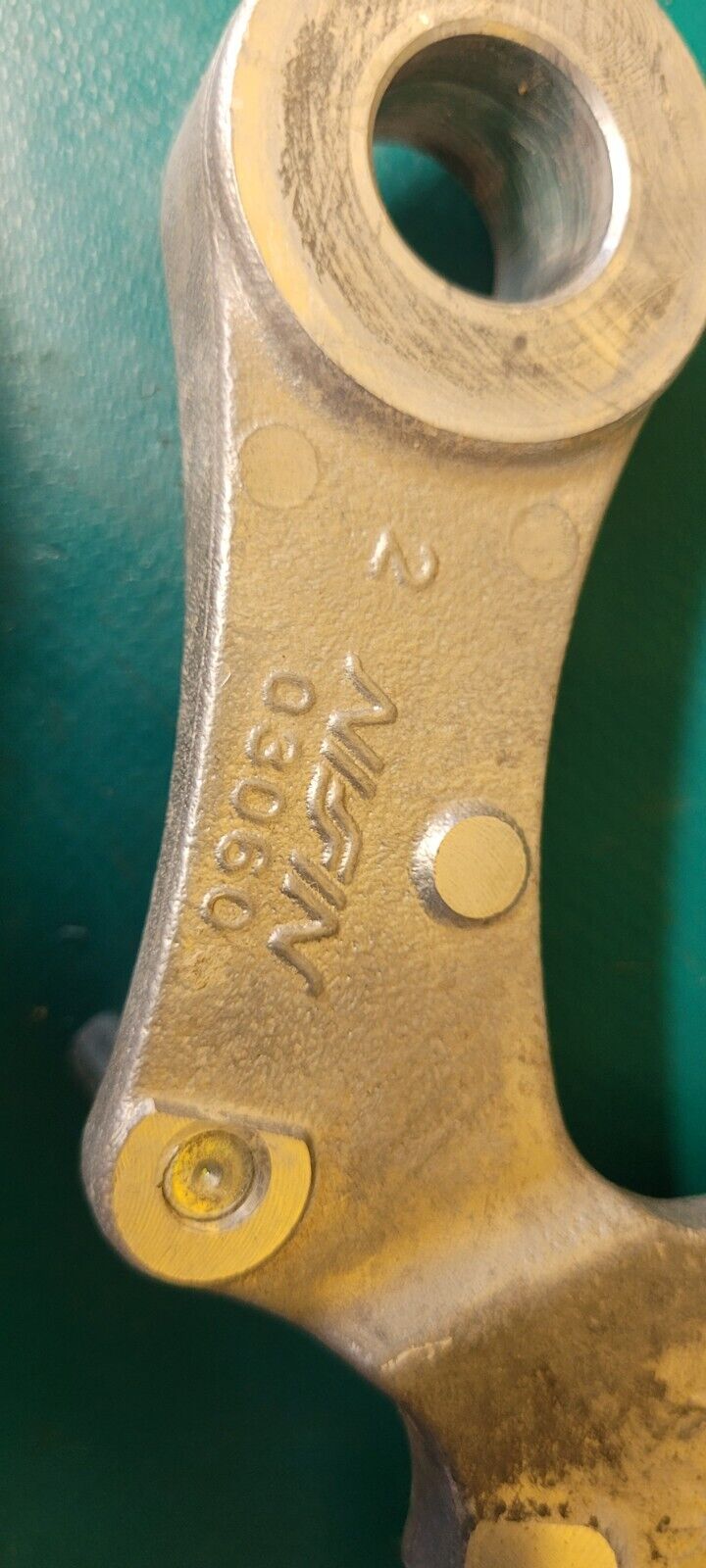 Patte Support D Étrier De Frein Arrière Nissin Beta 300 X Trainer 2017 (24401 )