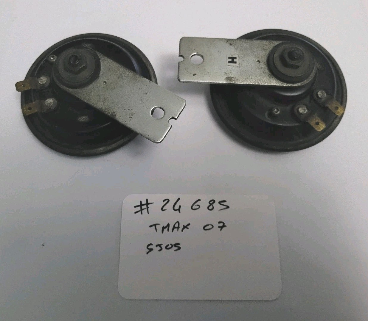 Paire De Klaxon Yamaha T-MAX 500 2007 sj05 (#24685)