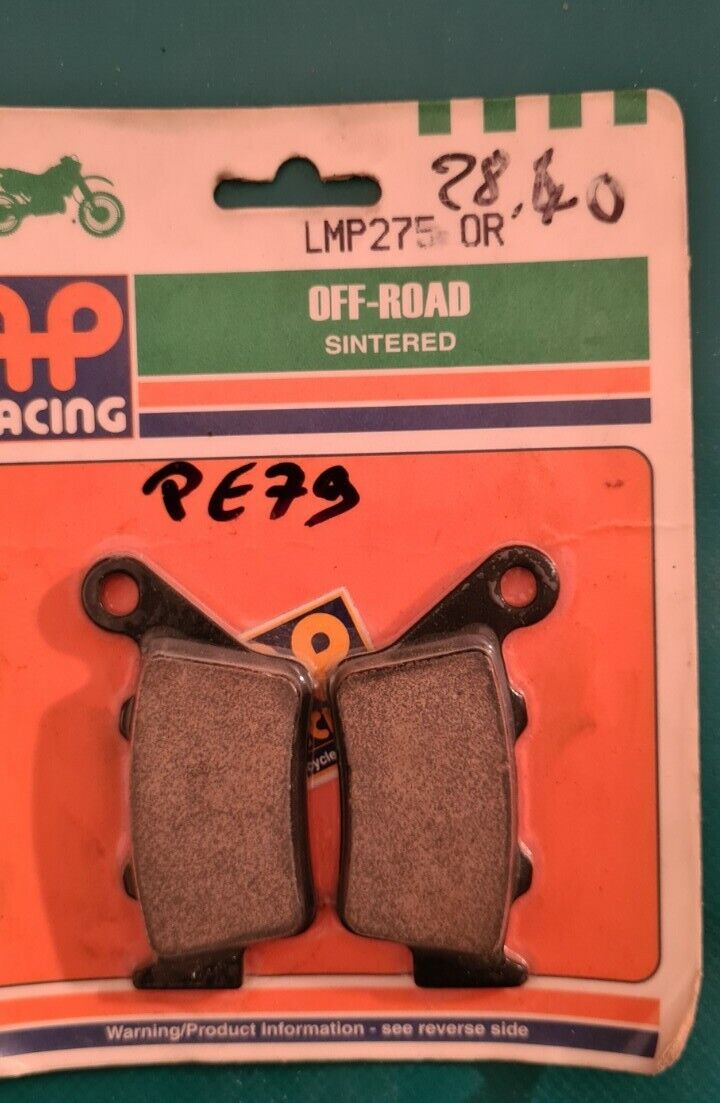 Plaquettes de freins gasgas tm vor... voir fiche détail sur photo 2 (code PE79)