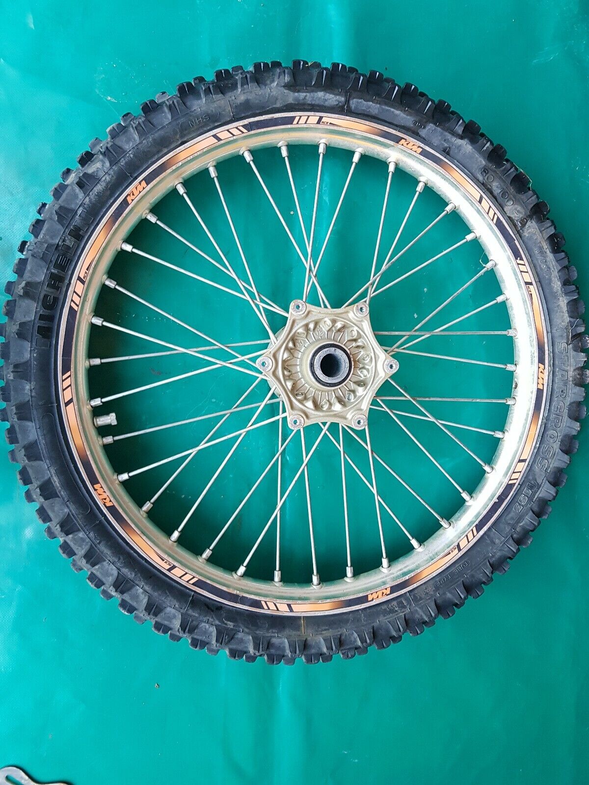 Roue avant complète avec pneu ok KTM 450 excf 2005