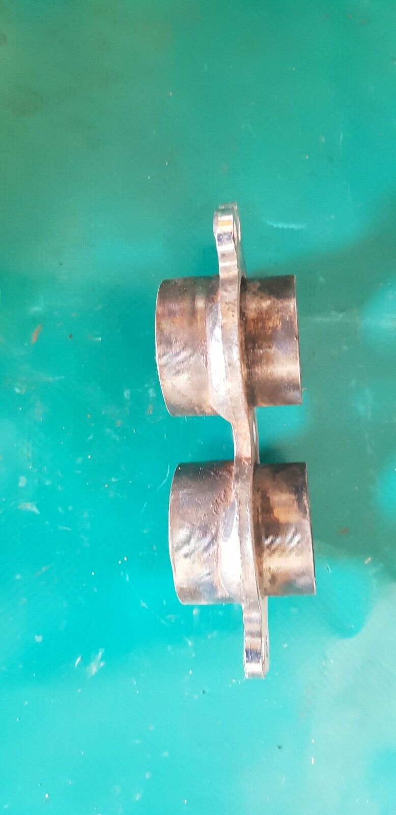 Sorties d'échappements niveau cylindre KTM 400 exc F 2002