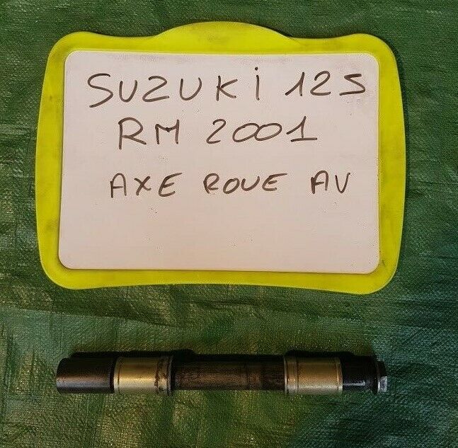 Axe de roue avant SUZUKI RM 125 de 2001