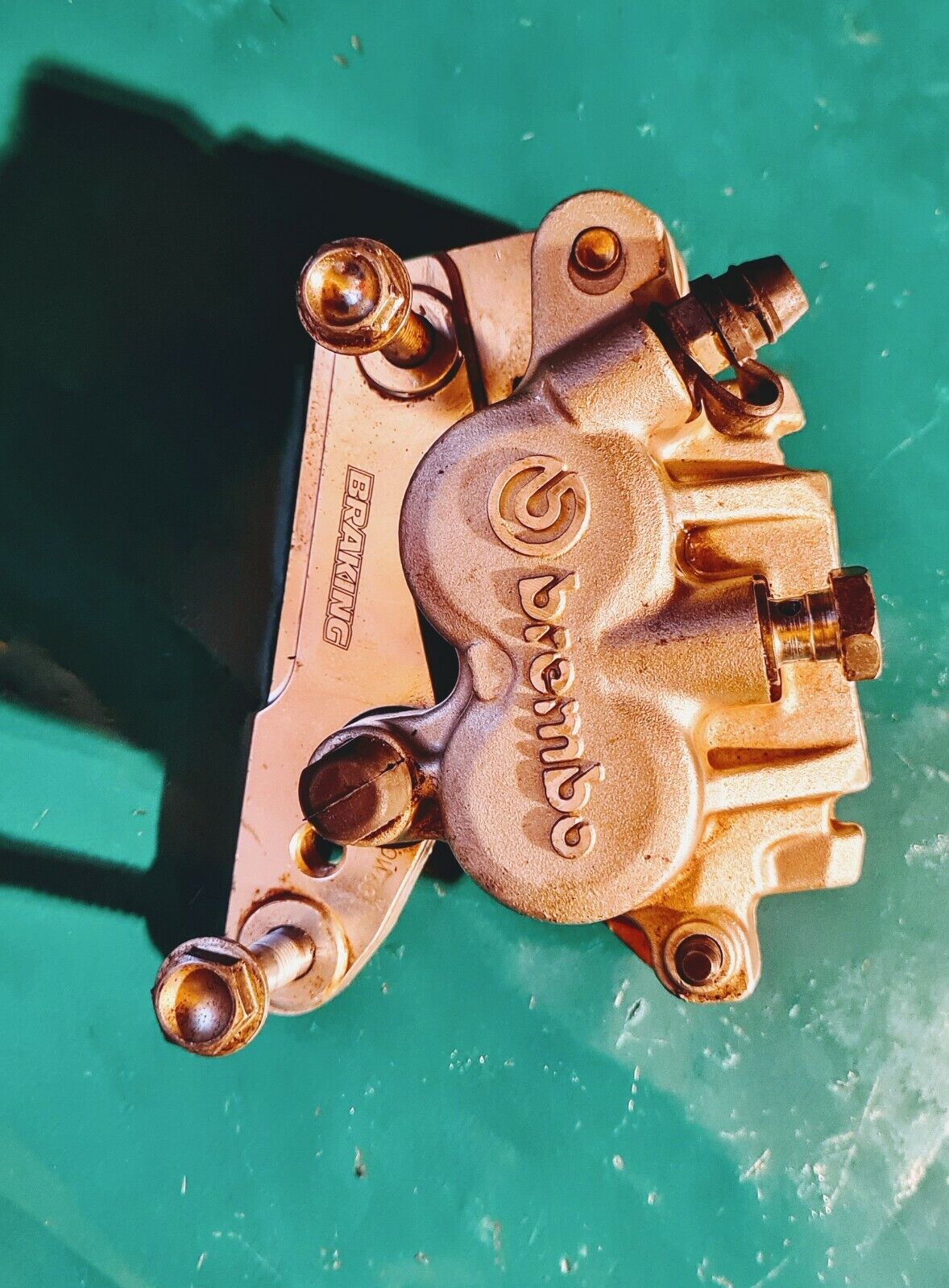 Étrier de frein avant Brembo Avec patte braking HUSQVARNA 250TC 2010 (cross 4T)