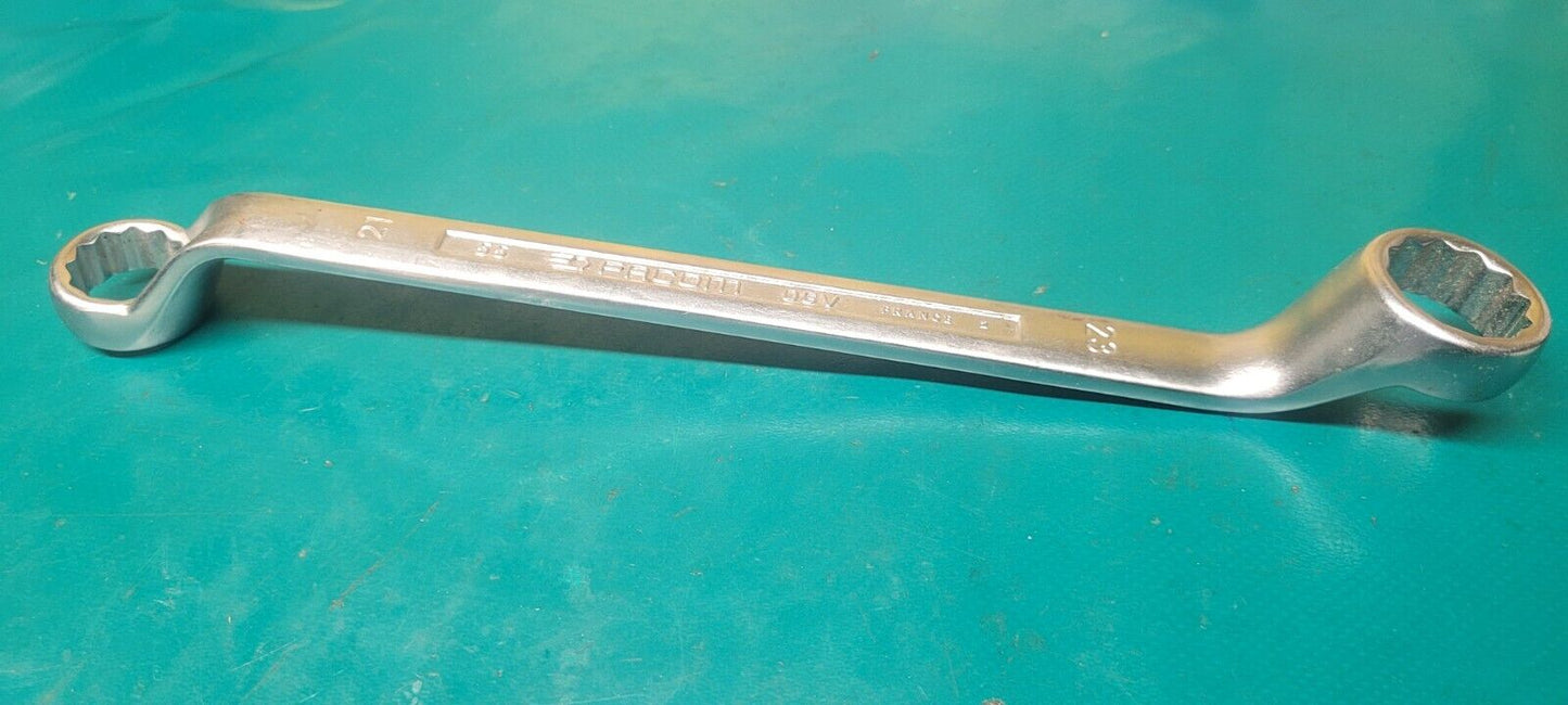 Clé Contrecoudée Œil Polygonale 23mm 21mm FACOM outil ( Out4 )