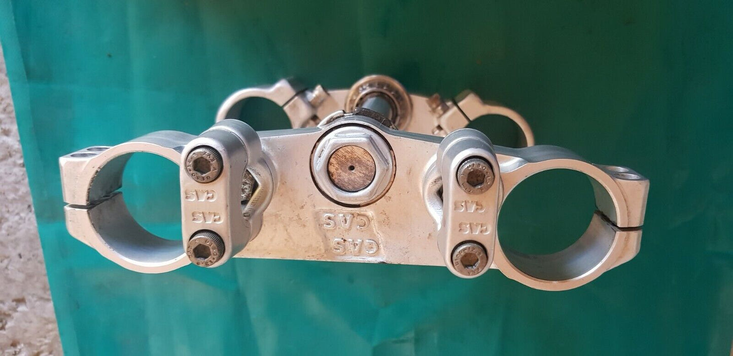 tes de fourche avec pontets de guidon 125 Gas Gas MC 2002