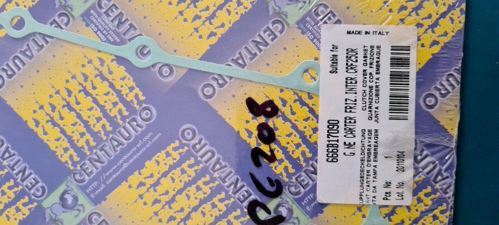 Joint de carter CRF 250 666b17090  (code PE208)