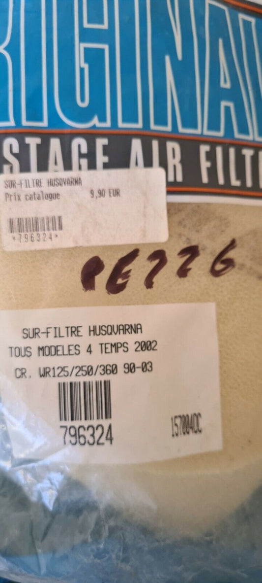 Filtre à air Husqvarna WR 125 250 360 90 2003 (code PE226)