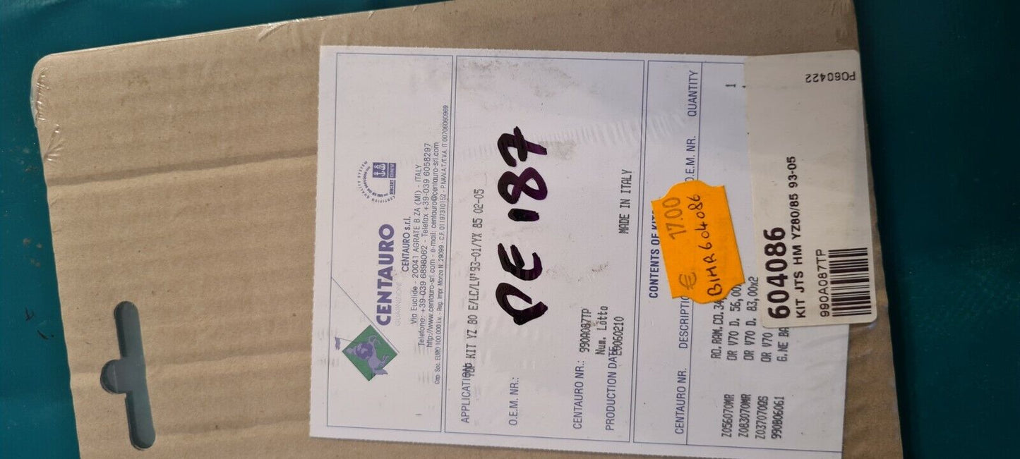 Joints yz 80 93 a 2005 voir réf (code PE187)