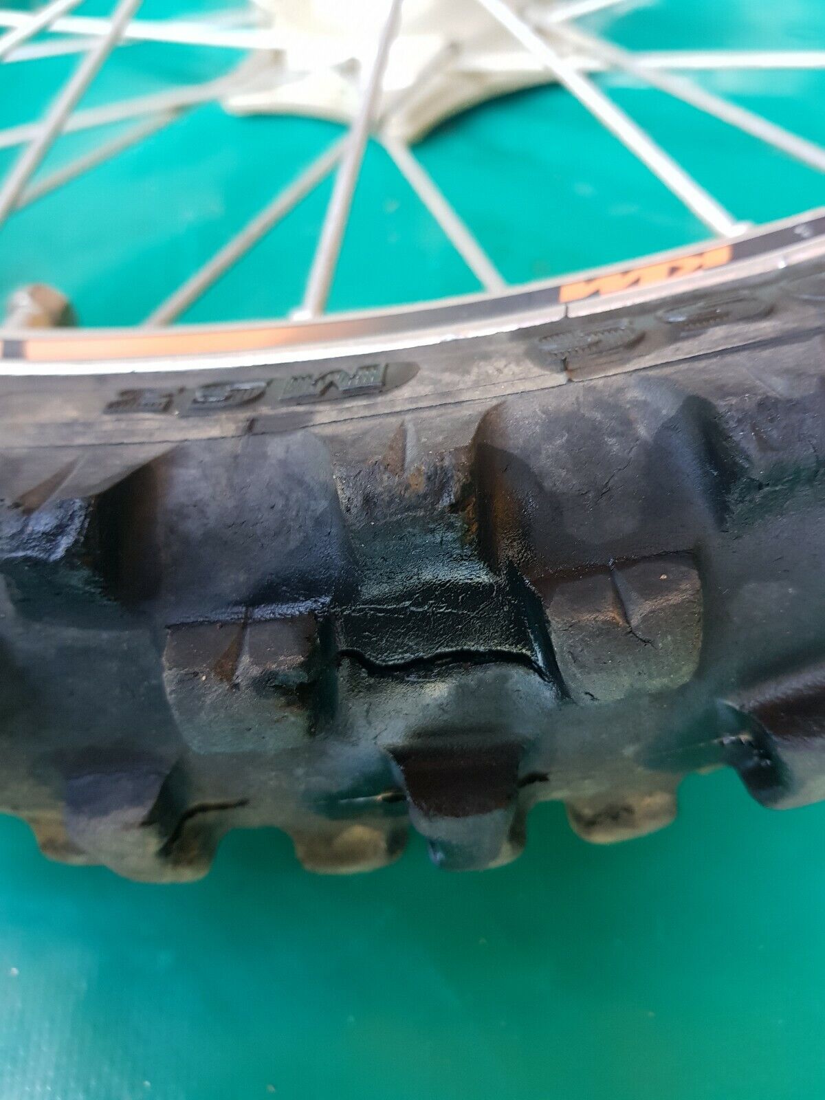 Roue avant complète avec pneu ok KTM 450 excf 2005