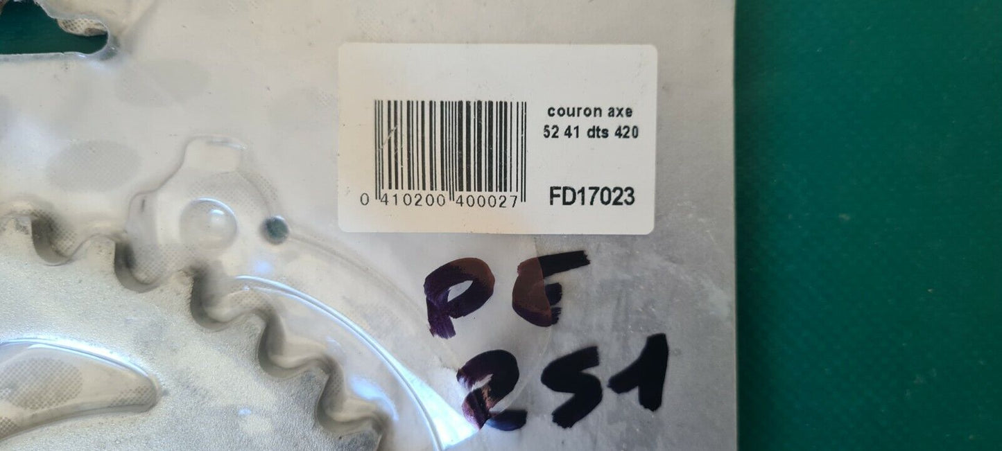 Couronne FD17023 axe 52 41d original parts (code PE251)