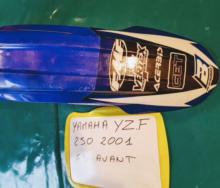 Garde boue avant avec support Go Pro déco Black Bird YAMAHA 250 YZF de 2001