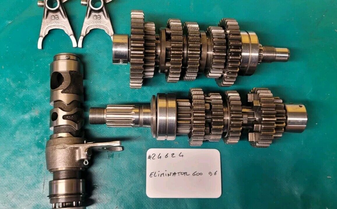 Boîte A Vitesse Fourchettes Barillet Kawasaki 600 ZL Éliminator 1996 (#24624)