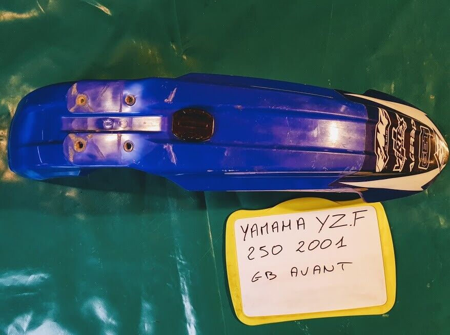 Garde boue avant avec support Go Pro déco Black Bird YAMAHA 250 YZF de 2001
