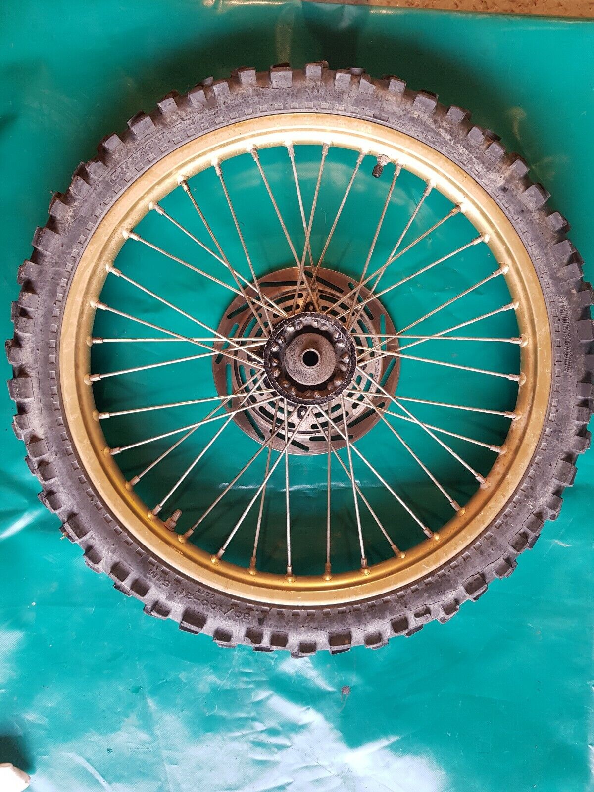 Roue avant complète YAMAHA 125 YZ de 1989