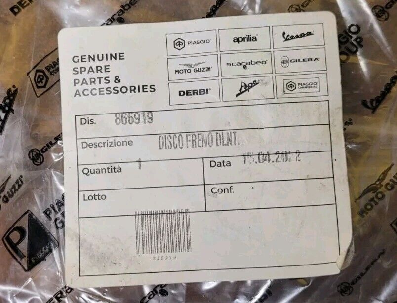 Disque De Frein Piaggio avant RX/SX/Senda 50 DRD X-Treme 866919 (#24593)