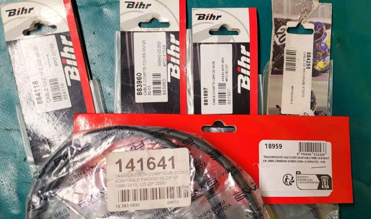 lot De 6 Cables De Gaz Et Autres (#24581)